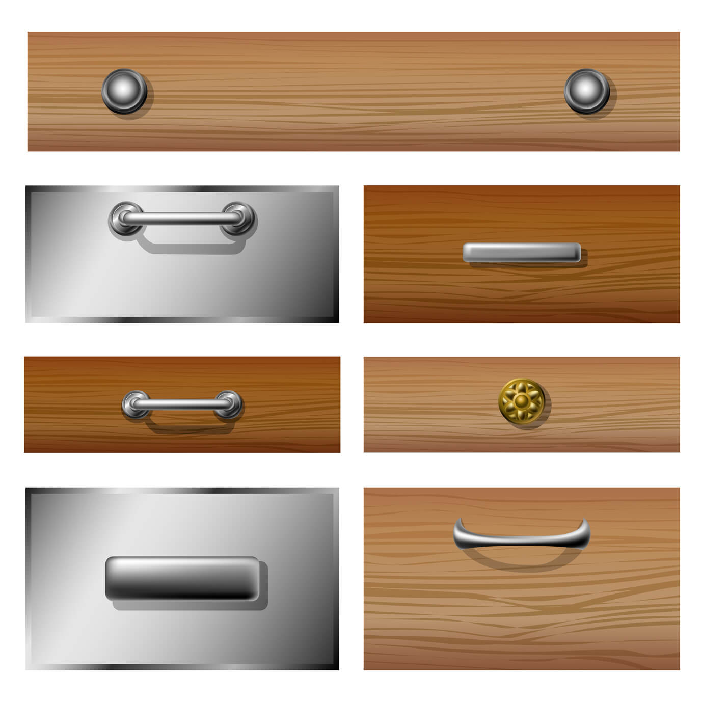 Custom cabinet hardware pulls