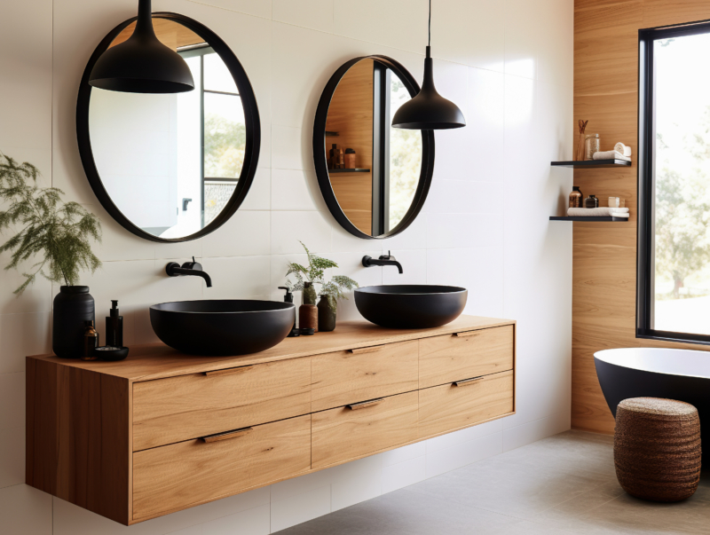 double sink vanity