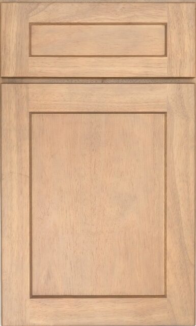 Frosted Oak Nordic Wheat Shaker cabinet