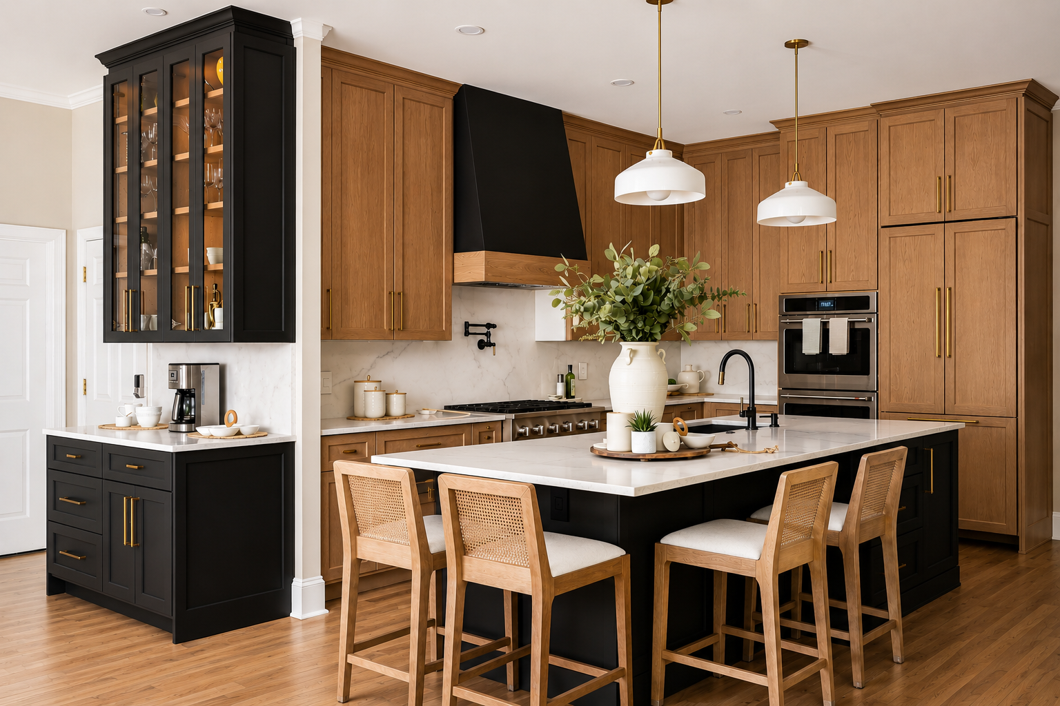 AES + Black Cabinet Corner